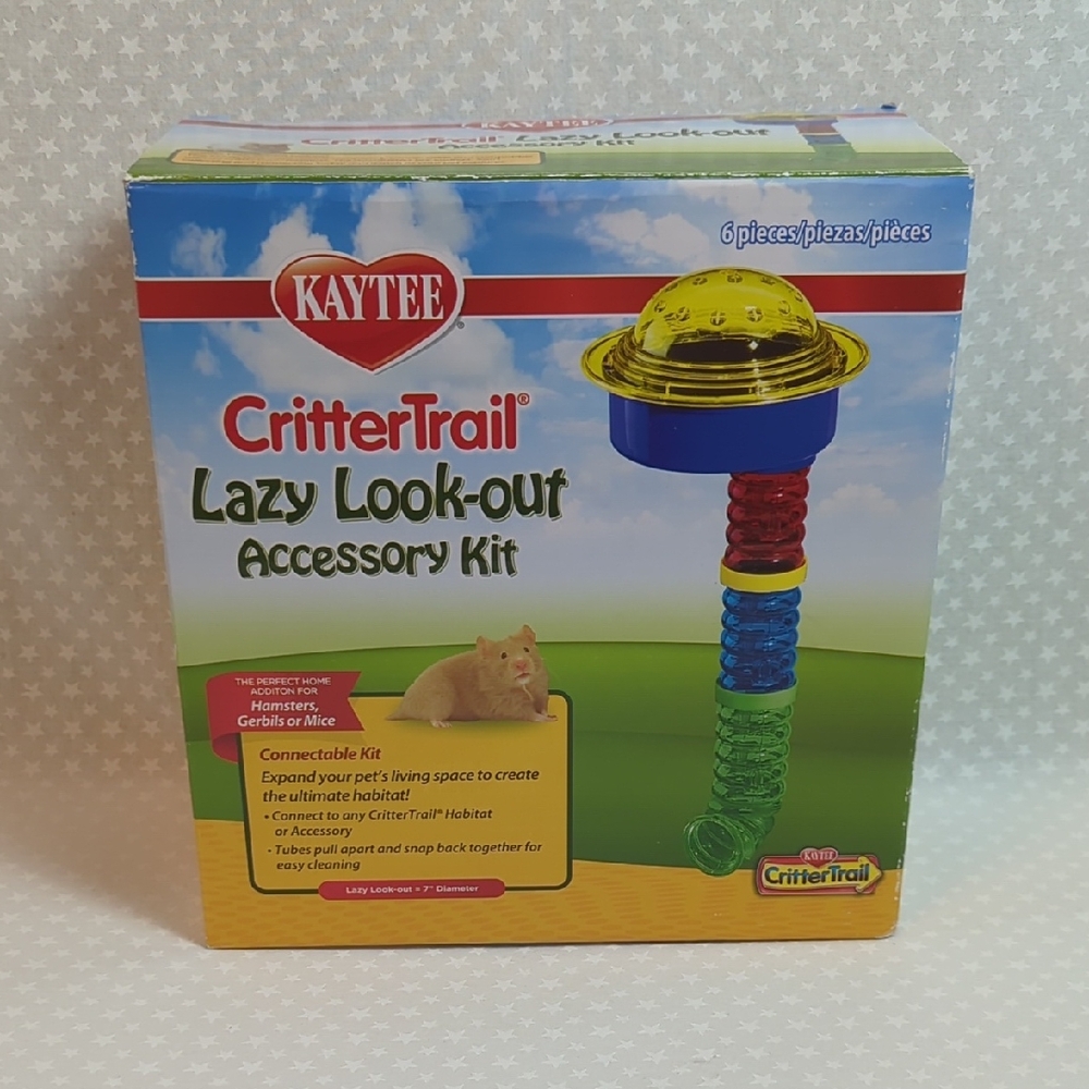 NEW- Kaytee CritterTrail Colorful Look-out Kit